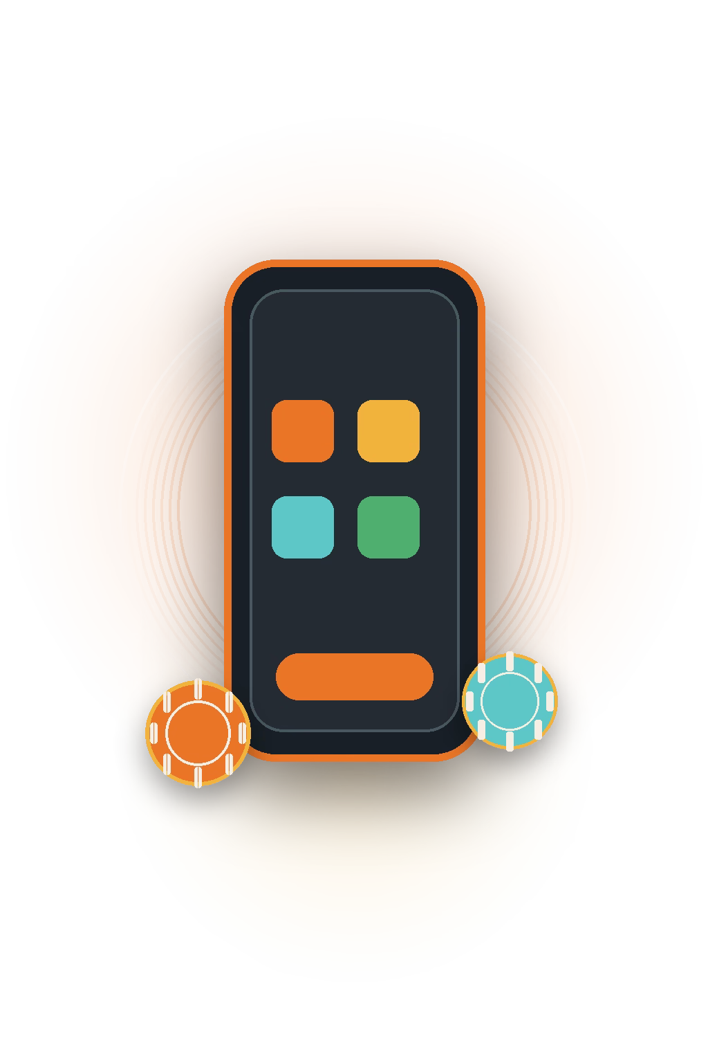 Telefon z motywem kasyna Goldrun Casino