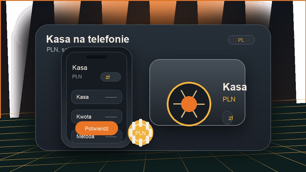 Mobilna kasa i gry na małym ekranie