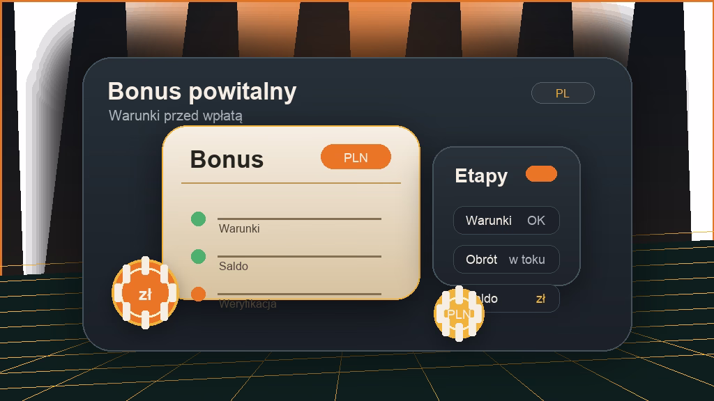 Pakiet bonusowy i warunki do sprawdzenia